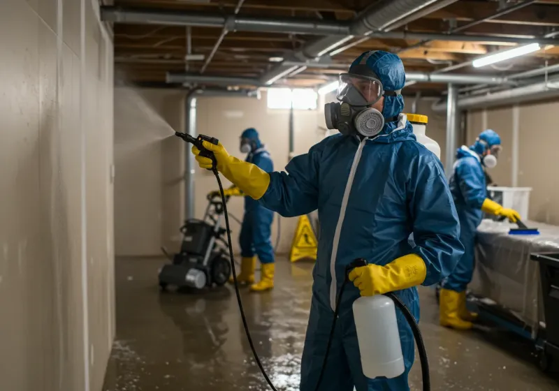 Basement Sanitization and Antimicrobial Treatment process in Ely, MN